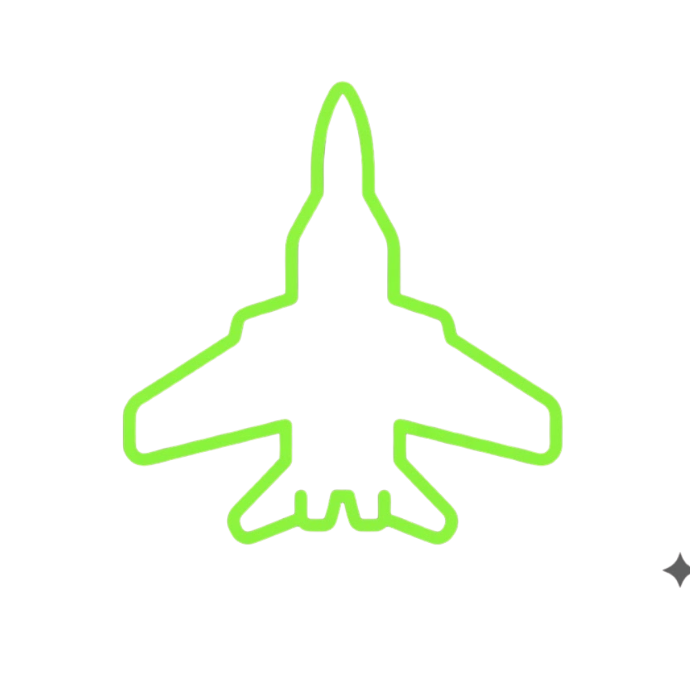 Fighter jet illustration marking free gym access for Air Force personnel