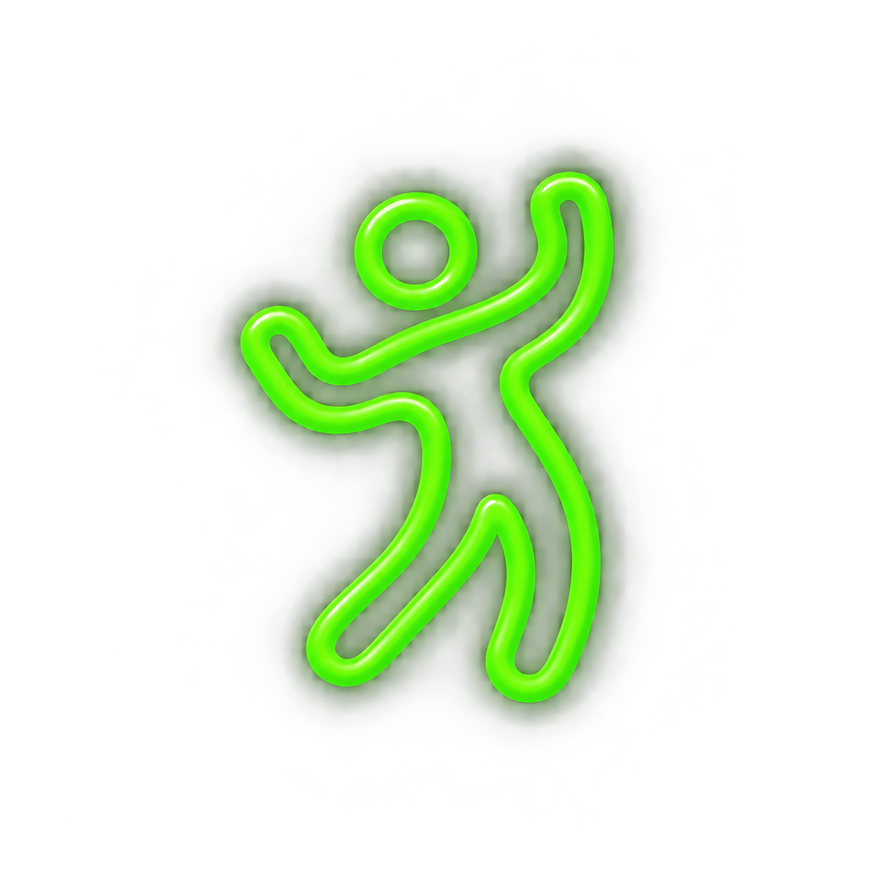 Zumba and aerobics class icon